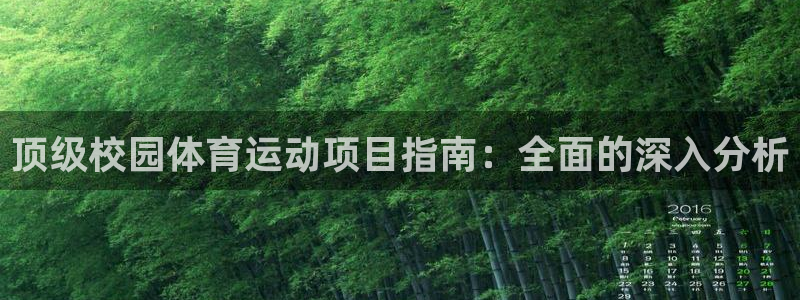 bifa必发·唯一中国官方网站|顶级校园体育运动项目指南：全